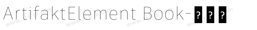 ArtifaktElement Book字体转换 ArtifaktElement Book字体转换